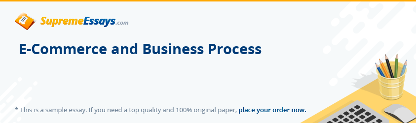 E-Commerce and Business Process