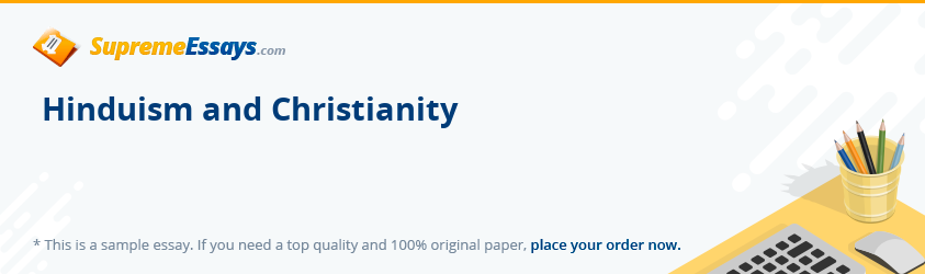 Hinduism and Christianity